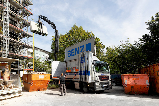 BENZ Auslieferung von Baustoffen in Mannheim